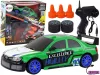 Távirányítós sportautó R/C 1:24 zöld, cserélhető kerekek