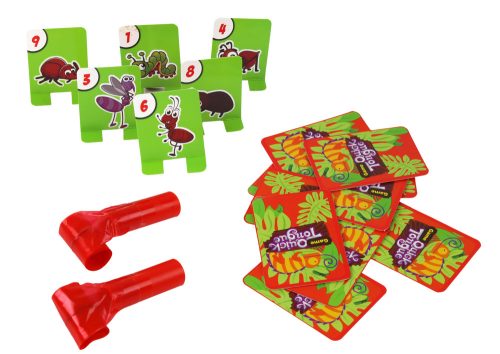 Szórakoztató ügyességi játék Gyors nyelv - Kapd el a rovarmaszkos kaméleont