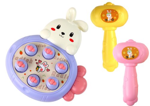 Whac-A-Mole Purple Whac-A-Mole Arcade sárgarépa-zúzó nyúl játék