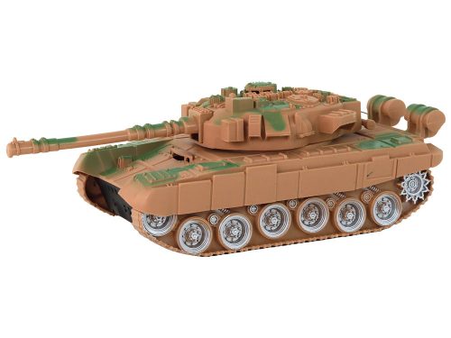 R/C Tank távirányítós fények Hang homok 1:18 27MHz