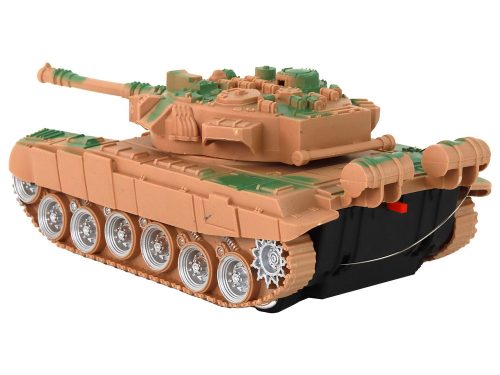 R/C Tank távirányítós fények Hang homok 1:18 27MHz