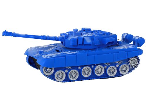 R/C Tank Távirányítós Fények Hang Kék 1:18 27MHz