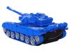 R/C Tank Távirányítós Fények Hang Kék 1:18 27MHz