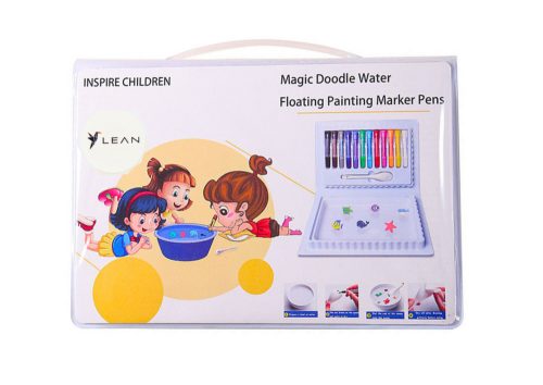 Színes vízjelző toll készlet, bőrönd, 12 darab