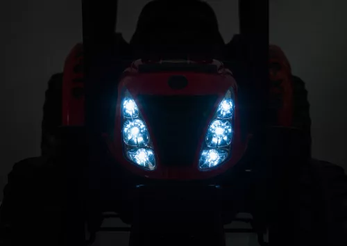 Akkumulátoros traktor A011 24V piros