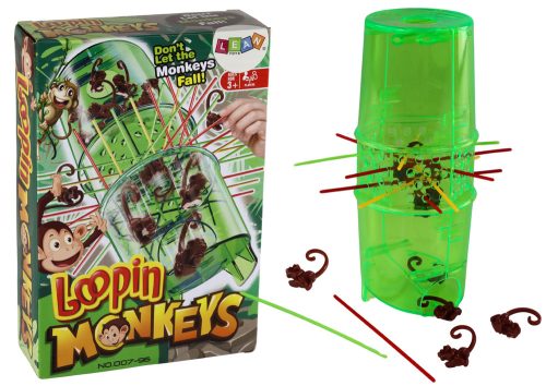 Arcade játék Kapd el a majmot, hulló majmok pálcái