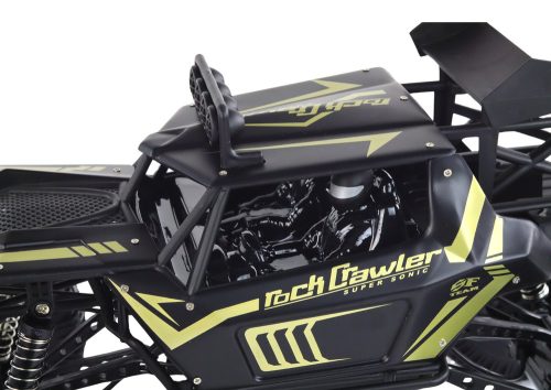 Nagy távirányítós autó 1:8 méretarányú 2,4G vezérlő fekete