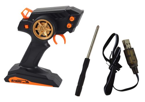 Nagy távirányítós sportautó 1:10 zöld és fekete