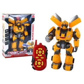   Nagyméretű, távirányítós, robottal vezérelt R/C sárga hangfény