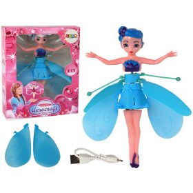 Kézzel irányított Magic Blue Fairy repülő baba