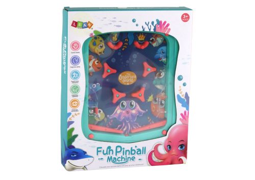 Mini flipper arcade játék zöld labdával