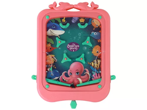 Mini flipper árkád játék rózsaszín labda játék