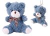 Teddy Bear Blue plüss kis ennivaló kabalája kulcstartó 10cm