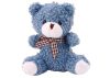 Teddy Bear Blue plüss kis ennivaló kabalája kulcstartó 10cm