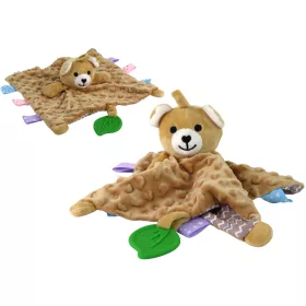   Teddy maci, plüss, bújós játék, takaró, csapok, fogó, csörgő