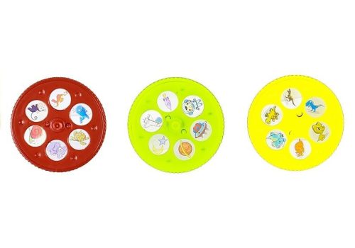 Dinoszaurusz projektor markerekkel és sablonokkal