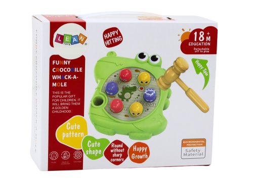 Arcade játék Wac A Mole Crocodile Green Hammer