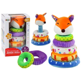 Plüss Piramis Fox Oktató kabalája Színes 27 cm