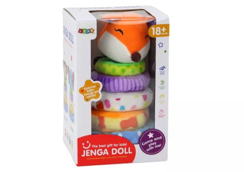 Plüss Piramis Fox Oktató kabalája Színes 27 cm