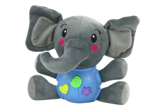 Plüss Elephant Interaktív plüss kék játék 19 cm