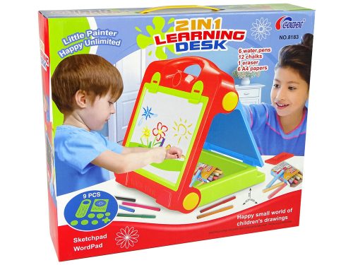 Összecsukható 2 az 1-ben táblabőrönd - kréta és jelölő