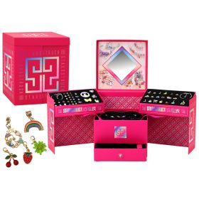   ﻿DIY Ékszerkészítő Szett Gyöngyök Medálok Doboz 1267 db.