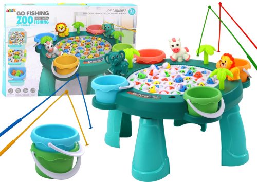 Horgász Arcade játék, zöld asztal