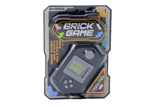 Tetris Brick játék elektronikus konzol fekete