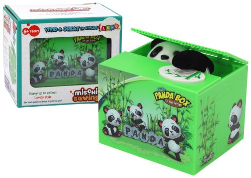 A Panda Piggy Bank megtanulja megmenteni a mackó zölddobozát