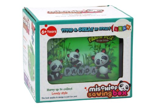 A Panda Piggy Bank megtanulja megmenteni a mackó zölddobozát