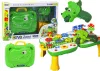 Asztali bőrönd DIY szett Puzzle Blocks Dinosaur csavarhúzó 249 darab.