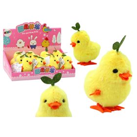 Sárga óramű Ugró Tyúk Levéllel