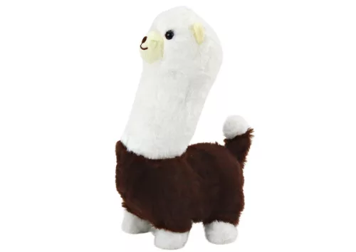 Interaktív futójáték Pet Llama Alpaca Brown 23cm