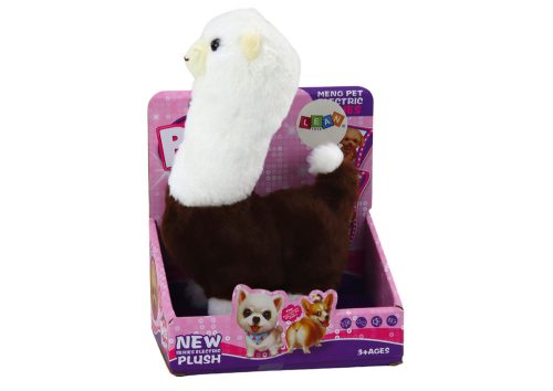 Interaktív futójáték Pet Llama Alpaca Brown 23cm