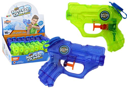 Mini Water Gun Handy, zöld, kék, 7-8 m hatótáv