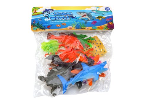 Tengeri Állat Figurák Szett 7 Darab Vízi Növények