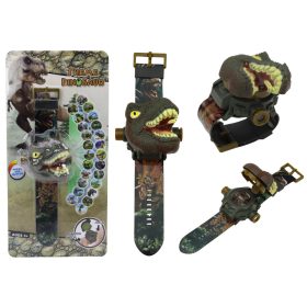   3D óra Tyrannosaurus Rex dinoszaurusz projektor 22cm x 6,5cm x 4,5 cm