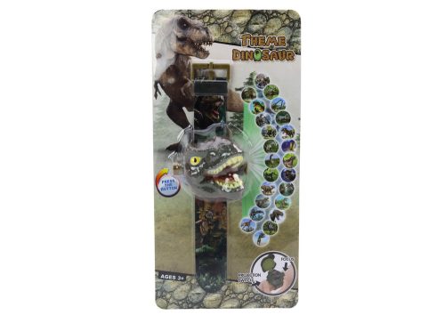 3D óra Tyrannosaurus Rex dinoszaurusz projektor 22cm x 6,5cm x 4,5 cm