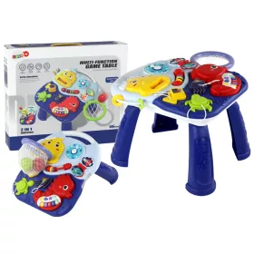   Oktatóasztal 2 az 1-ben tengeri állatok kosárlabdák 32 cm x 25,5 cm x 23 cm