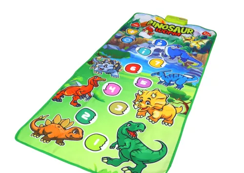 Oktatási interaktív táncszőnyeg dinoszauruszok hangzik