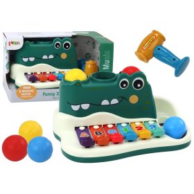   Cimbálok zongora krokodil orgona kalapács labdák oktatási hangszer