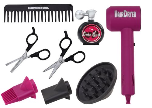 Fodrász szett Szépségszalon Fodrász Szárító 10 db.