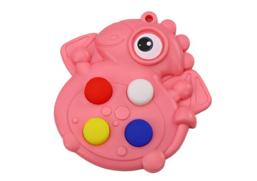 Pop It Dinosaur Antistress Szenzoros Rózsaszín Zseb