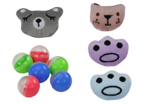 Gép babák, kütyük, kitömött állatok, labdák, türkiz fogásához