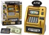 ATM Piggy Bank gyerekeknek, akik megtanulják megtakarítani az aranyat, fekete