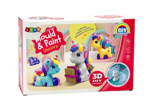 Kreatív művészi unikornis 3D gipszfesték készlet