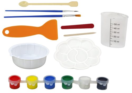 Kreatív művészi madarak 3D vakolatfestékek készlete