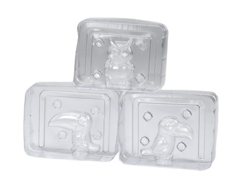 Kreatív művészi madarak 3D vakolatfestékek készlete