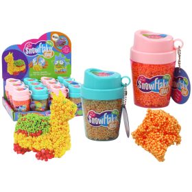 Squishy hungarocell golyók narancssárga pohárban