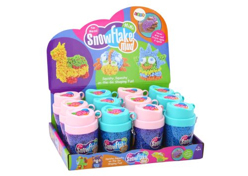 Squishy hungarocell golyók kék pohárban